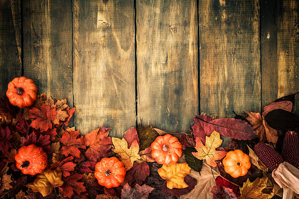 istock Autumn Decoration Background with Leafs 187248987