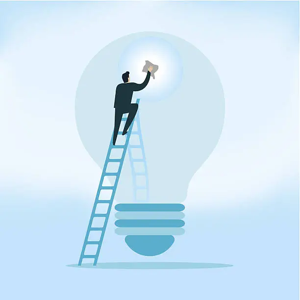 Vector illustration of Polishing Your Ideas