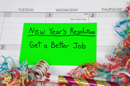 New Year's Resolution to Get a Better Job.