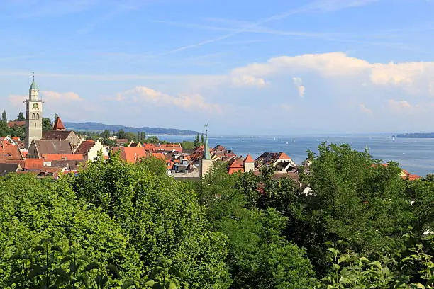 Ueberlingen at Lake Constance in Germany