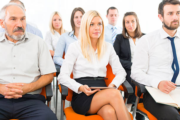 istock Business people at the seminar 187253920