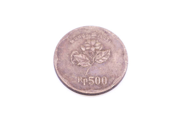 istock Indonesia coin money 500. on white background 1872539870