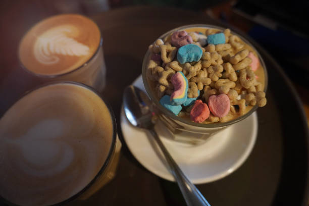 istock Close-up of cappuccino coffee. 1872556139