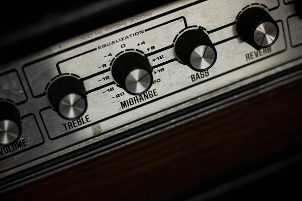 istock detail of guitar amplifier, knobs 187255791