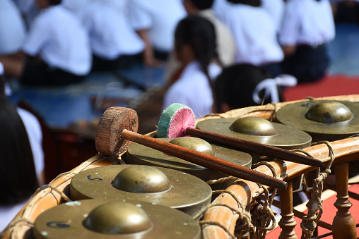 Gong,Thai musical instrument, photo stock