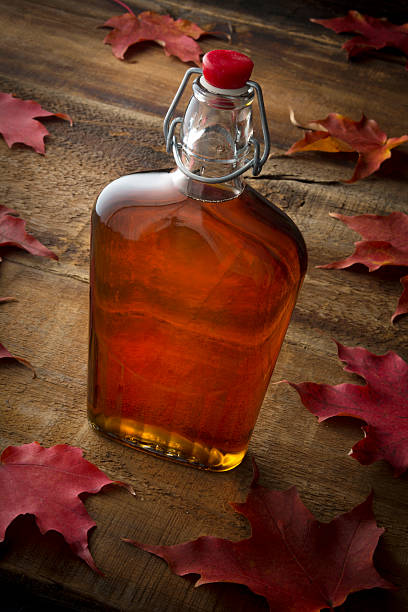 Organic Maple Syrup stock photo