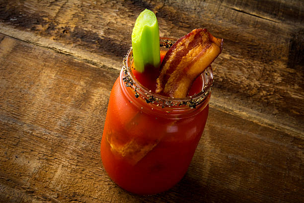 istock Mason Jar Bacon Bloody Mary 187261212