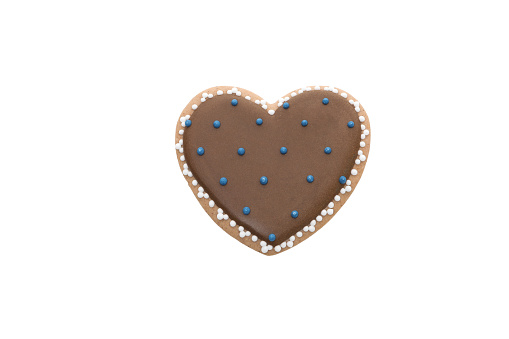 Father's day cookie isolated on white background, PNG