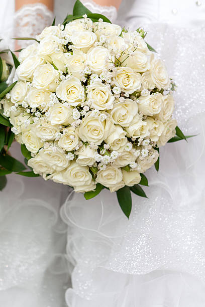istock beautiful bridal bouquet at a wedding party 187263138
