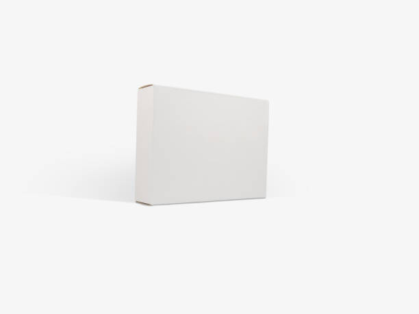 istock Medicine Box Paper Package Box Mockup Isolated on White Background 3D Rendering 1872636595