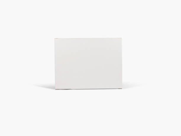 istock Medicine Box Paper Package Box Mockup Isolated on White Background 3D Rendering 1872637120