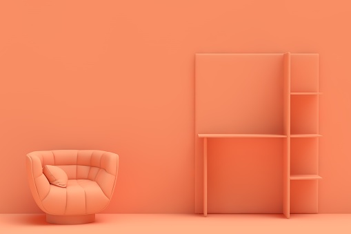 3D Modern living room