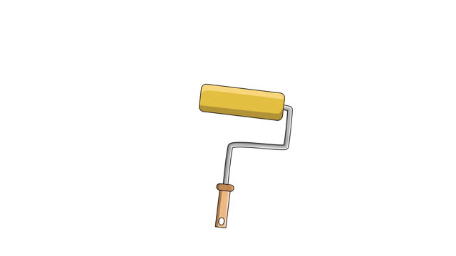 animated video of the paint roller icon