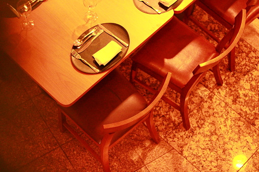 Selection of images from a series - Interior of a fine dining restaurant in Dubai