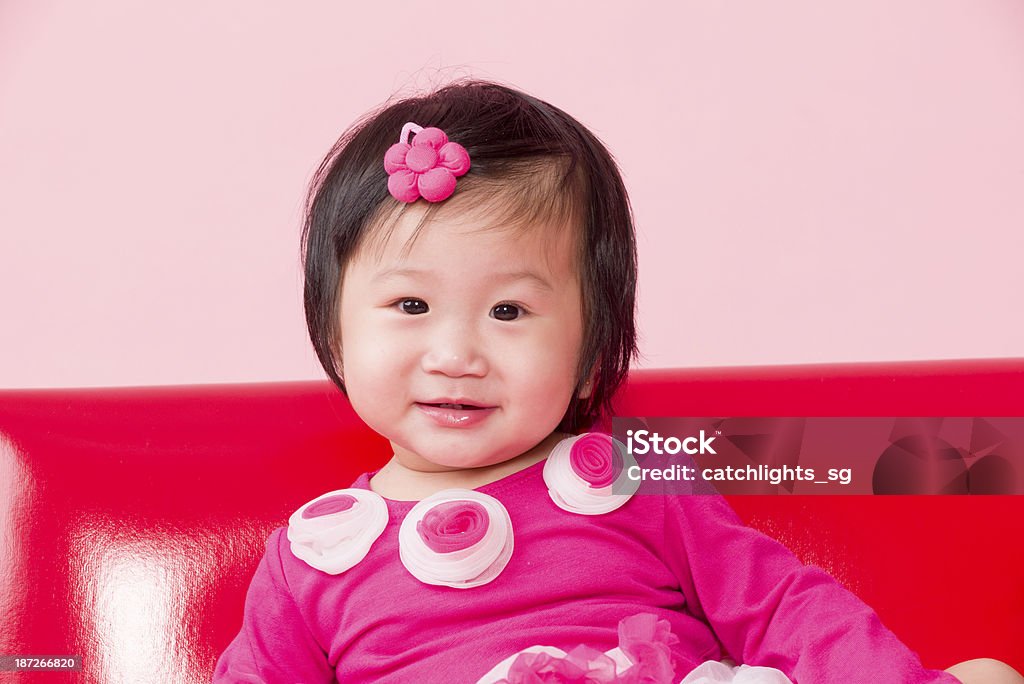 Carino bambino ragazza asiatica cinese - Foto stock royalty-free di 6-11 Mesi