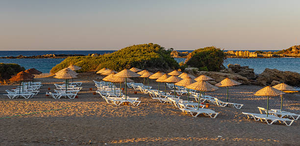 istock Early morning on a sea beach 187266899