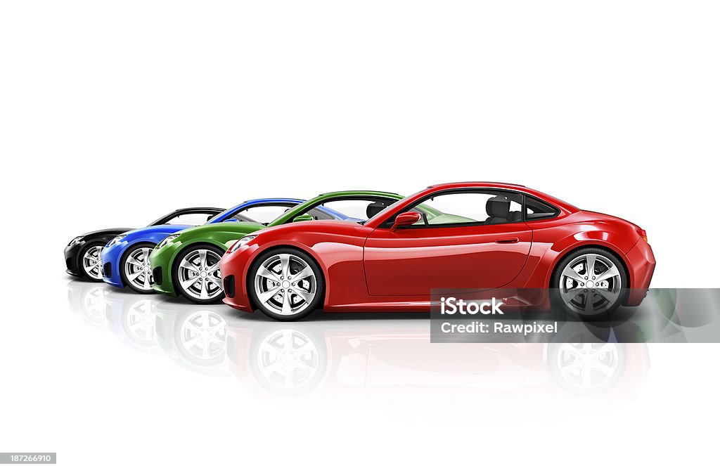 Auto sportiva collezione - Foto stock royalty-free di Automobile