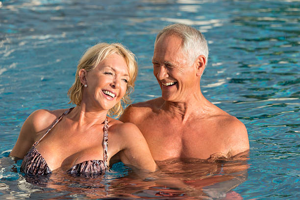 istock Senior Couple On Vacation 187267070