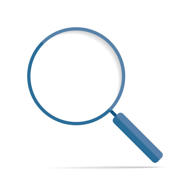 istock Search loupe icon in flat style, magnifying glass on white background. Zoom tool. Magnifier. Vector design object for you project 1872691051