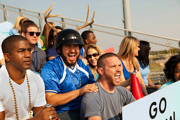 istock Sports: Fans cheer for their team during local sporting event. 187271417