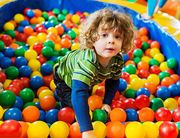 istock Cute boy in playroom. 187271639