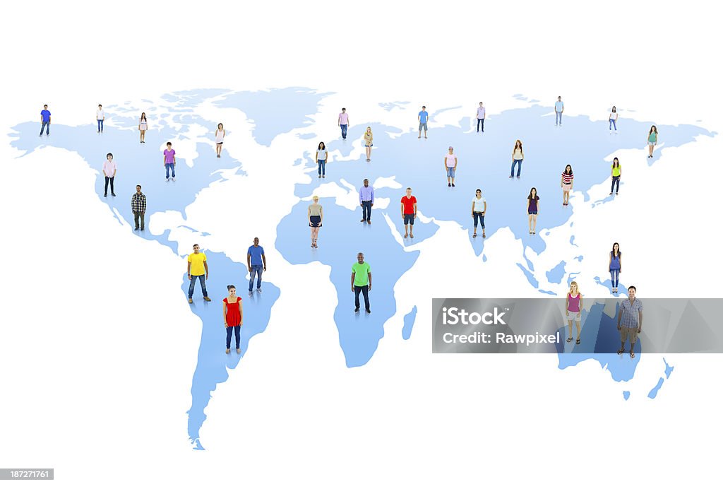 Comunidade mundial - Foto de stock de Negócios Internacionais royalty-free