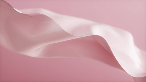Flowing fabric stock photo