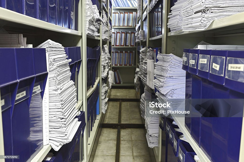 Documento cabinet di Storage - Foto stock royalty-free di Documento