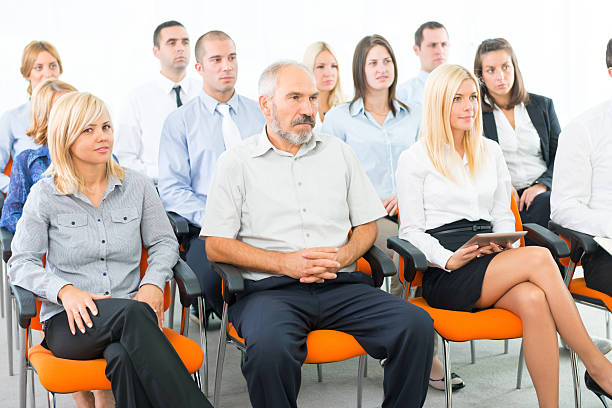 istock Business people at the seminar 187272868