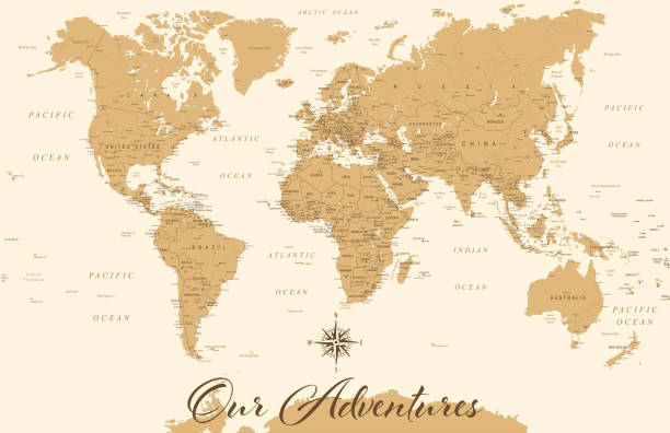 Map of the World - Highly Detailed Vector illustration