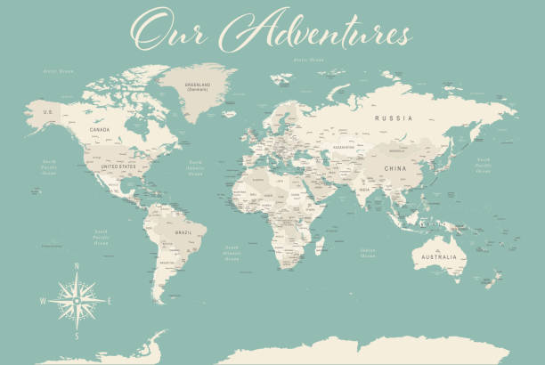 Map of the World - Highly Detailed Vector illustration