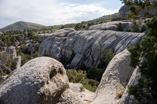 City of Rocks National Reserve in Idaho, United States.