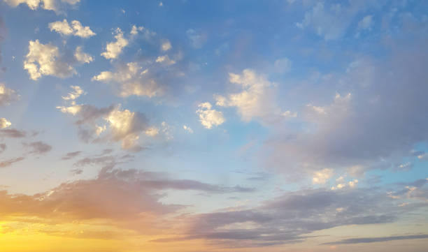 istock Colorful sunset with sky, cloud and sun light. Atmosphere horizon cloudscape skyline 1872748802