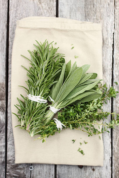Bundles of Fresh Herbs