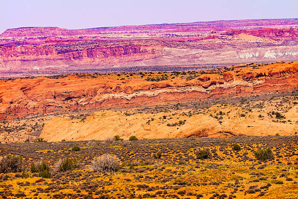 istock Painted Desert Red Moab Fault Arches National Park Utah 187275101