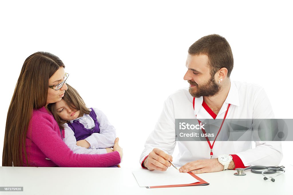 Médecin expliquant son test jotting et les résultats qu'elle est Faire la moue - Photo de Adulte libre de droits