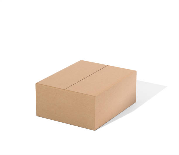 istock Cardboard Packages Box Mockup Isolated on Background 3D Rendering 1872762313