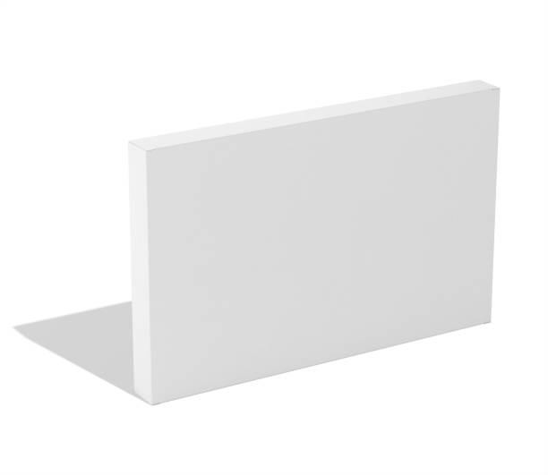 Cardboard Packages Box Mockup Isolated on Background 3D Rendering