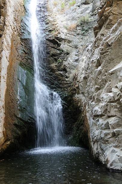 Millomeri Waterfalls, Troodos, Cyprus stock photo
