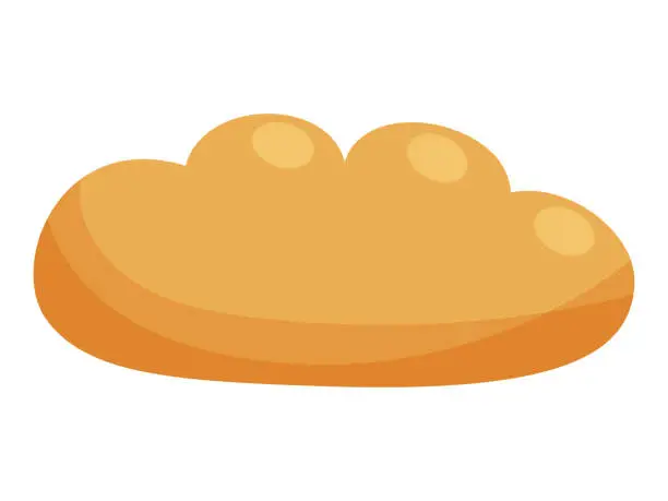 Vector illustration of Illustration of hot dog buns. Vector illustration.