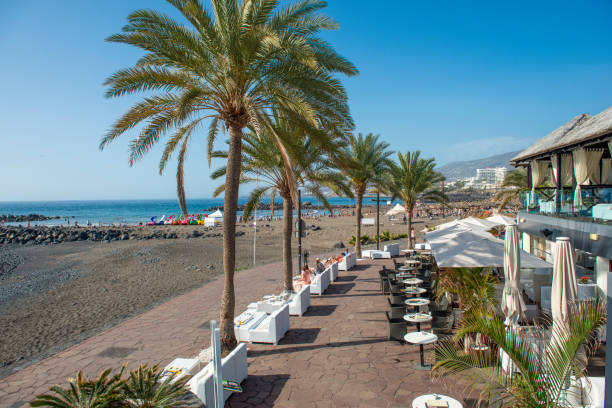 istock Beachside Walkway with Cafe and Restaurants. Las Americas , Tenerife 1872842200