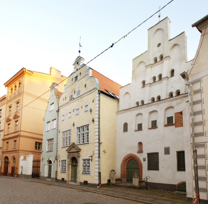 Three Brothersl houses in old town, Riga