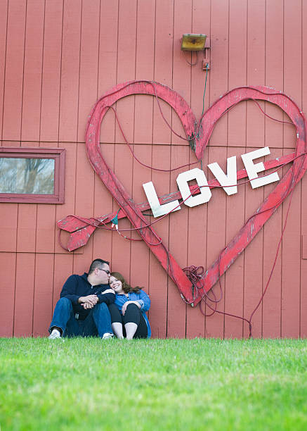 istock Sitting under a LOVE sign 187288709