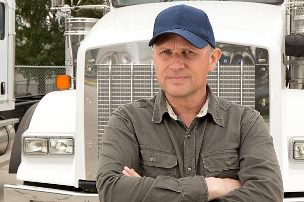 istock Serious Truck Driver 187289484