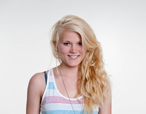 istock happy blond woman 187289539
