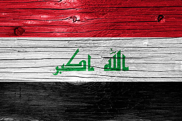istock Flag of Iraq on Wood 187289727