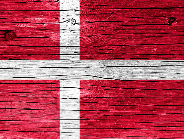 istock Flag of Denmark on Wood 187289846
