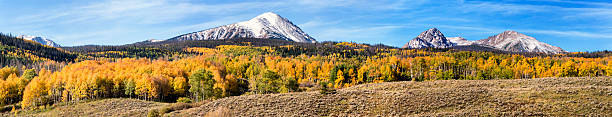 istock Panorama of Colorado Mountain Range in the Fall 187290464