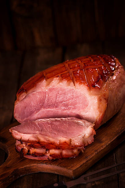 istock Traditional Homemade Glazed Ham 187290548