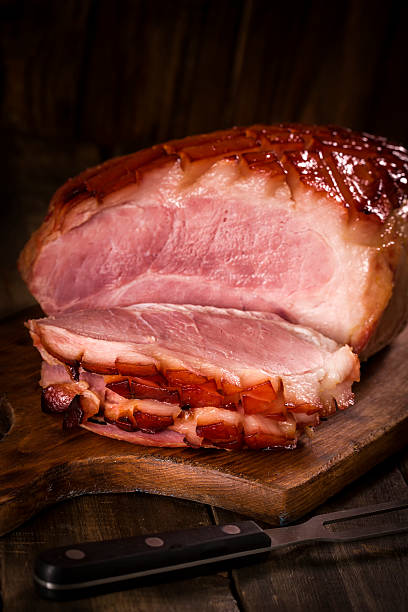 istock Traditional Homemade Glazed Ham 187290577